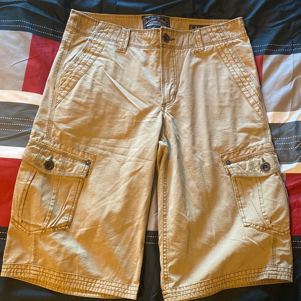 Salvage supply company cargo shorts